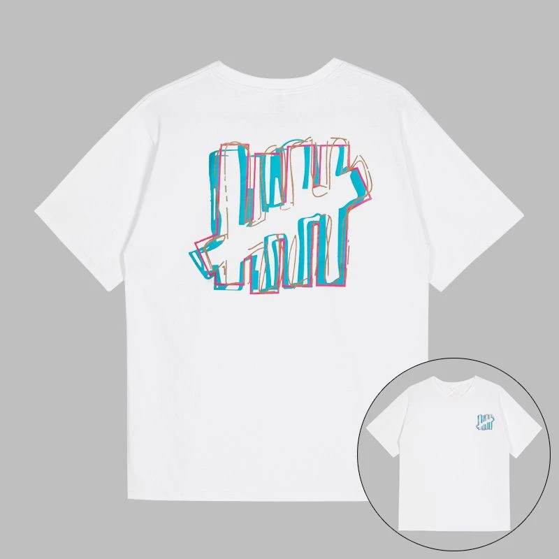 Hot UNDE Summer FEATED New Short-sleeved T-shirt Men and Women All Match Couples Fashion Brand Casual Half Sleeve