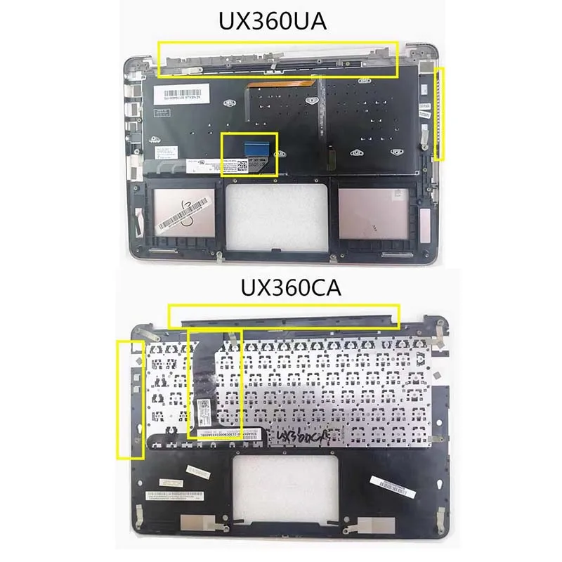 Imagem -02 - Meiarrow 95 Novo para Asus Harman Kardon Ux360 Ux360u Ux360ua Ux360uak Apoio para as Mãos Teclado dos Eua Capa Superior Nsk-wb9bu Cinza