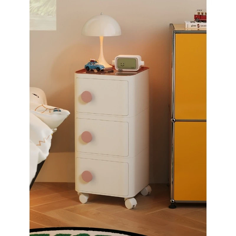 removable side table, household living room bedroom sofa side cabinet, storage cabinet