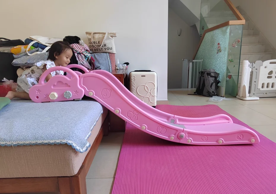 High quality 150cm Baby Slide Children Indoor Home Safety Slide outdoor Kindergarten Slide Kids Playground Sports Game Toys gift