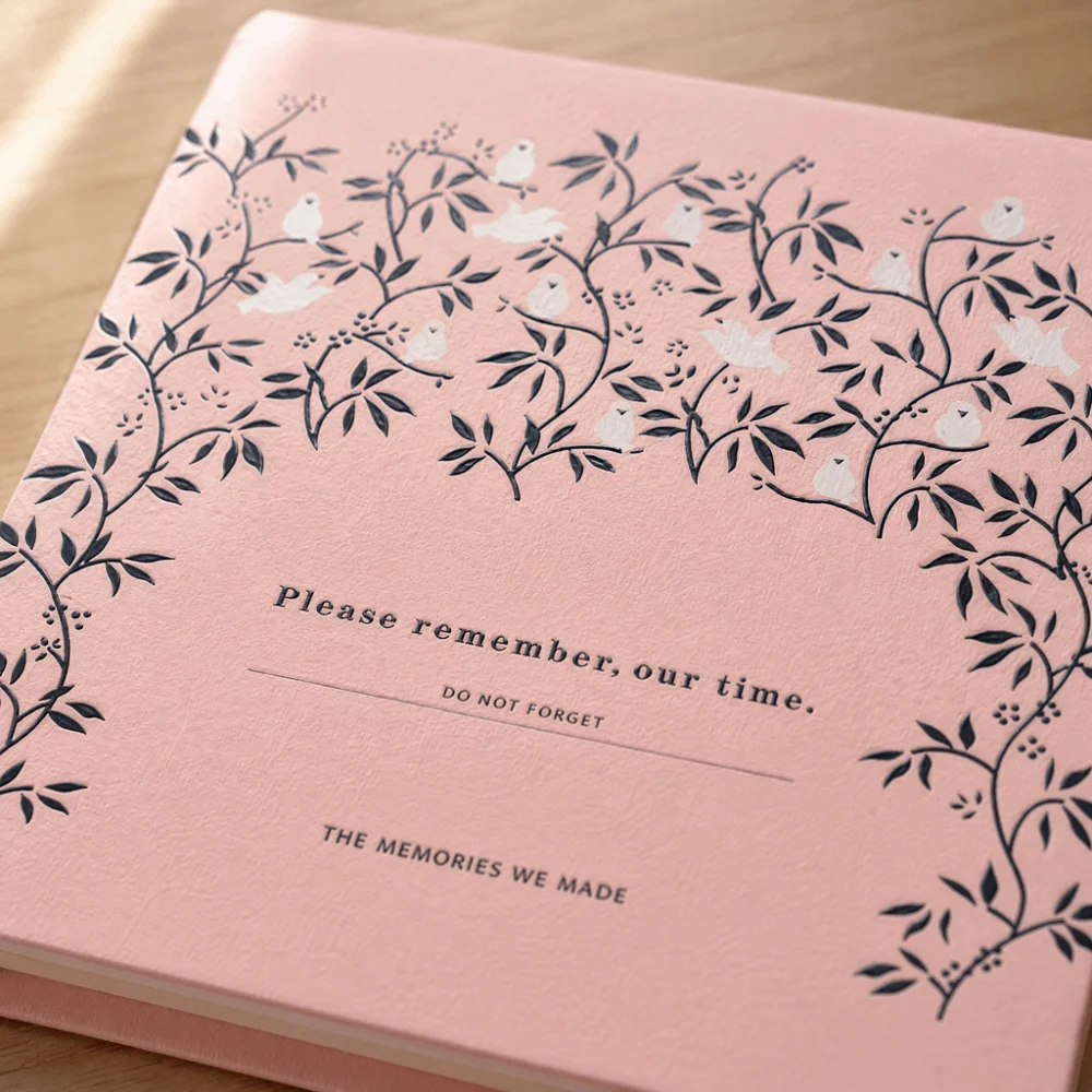 8.94x9.25x1.18in Self Adhesive Photo Album 3 Ring Binder Self Adhesive DIY Scrapbook Album Writable Inner Page Loose Leaf