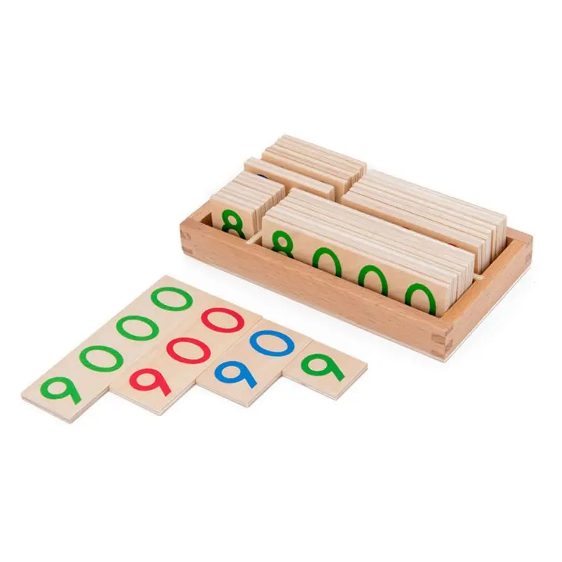 Q0KB Children Lifelike Wooden Cards Montessori Toy Educational Toys for 6-8 Year Old Kids Brain Training Improve Toys