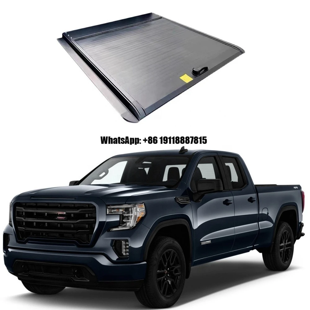 

ODM Retractable Truck Bed Manual Pickup Tonneau Roll up Cover for 2019-2023 Sierra-1500