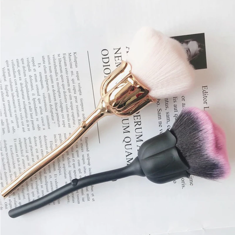 Brosse pour enlever la poussière des ongles, 1 pièce, accessoire de manucure, acrylique, gel UV, vernis, poudre, outil de maquillage