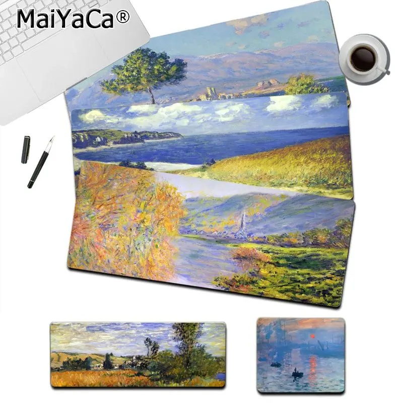 

Claude Monet Mousepad Boy Pad Laptop Gaming Mice Mousepad Size for Game Keyboard Pad for Gamer