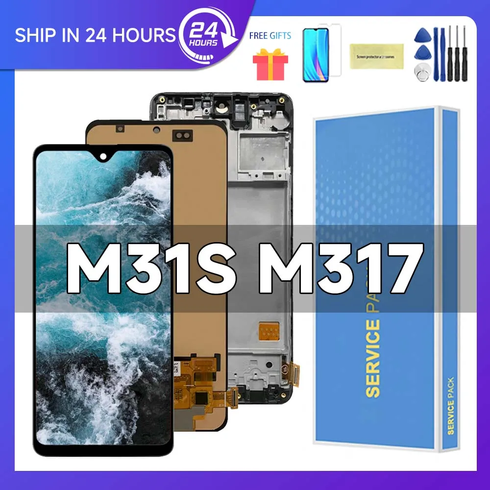 M31S For Samsung 6.5\'\'For AMOLED M317 M317F M317F/DS LCD Display Touch Screen Digitizer Assembly Replacement