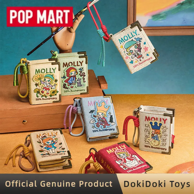 

POPMART Molly Scenery Along The Way Series: Мини-альбом-сумка (Blind Box) — Модные игрушки и сувениры Молли, подарок для девочек
