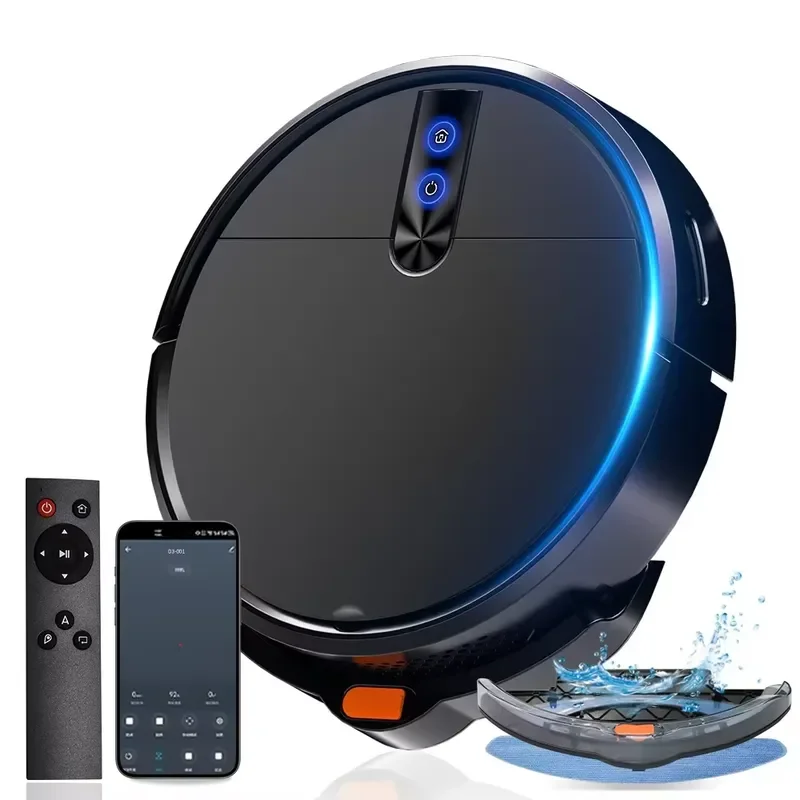 For Fully Automatic Intelligent Robot Vacuum No Wash All In One Mobile Phone Remote Control Sweeping Mopping Machine