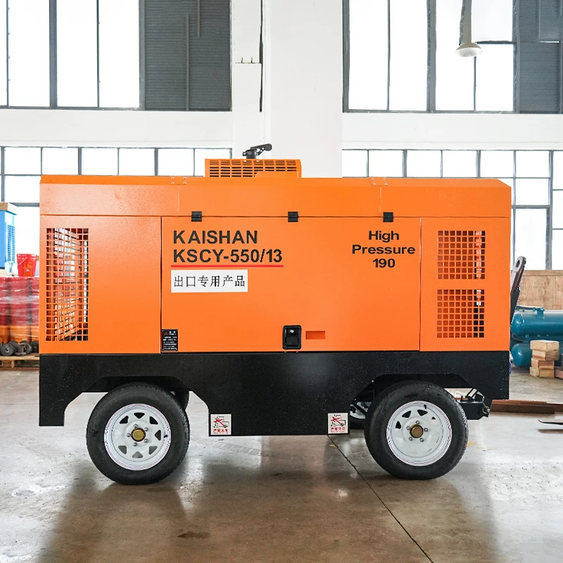 75HP Mining Screw diesel air Compressor Machine for Water Well Drill Rig