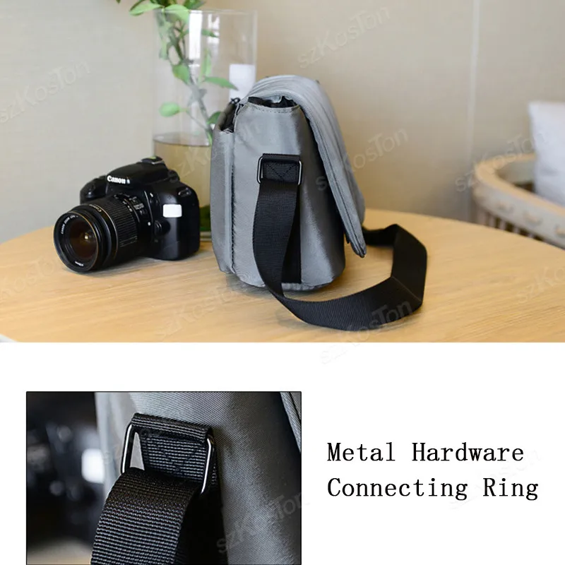 Digital SLR Shoulder Bags Waterproof Camera Bag Lens Photography Bag Travel Case for Canon Nikon Sony Micro Single Camera Sleeve