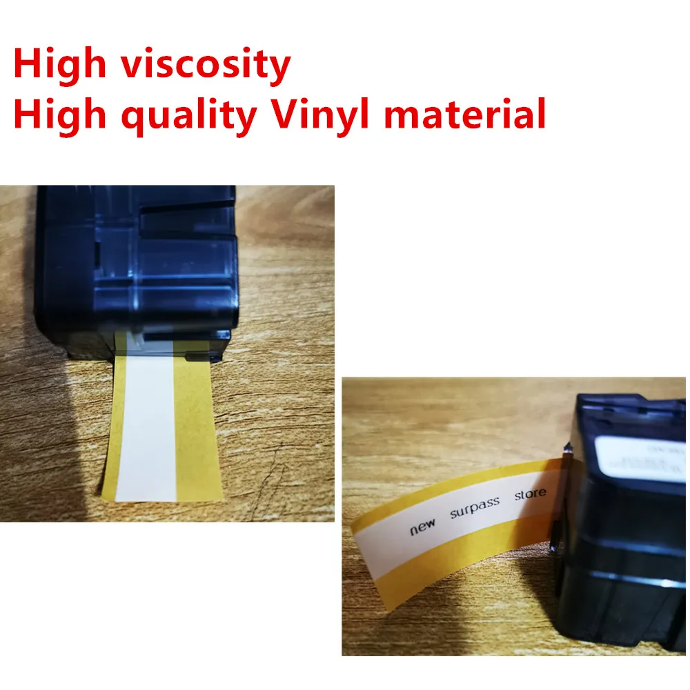 Outdoor Waterproof Compatible Cable Wire Marking Lab Fiber Label Tape M21-750-427 Ribbon For Brady BMP21 Plus Industrial Printer