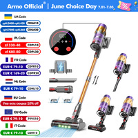 Armo V18 Handheld Vacuum Cleaner 50kPa 550W Power 6 in 1 Cordless Vacuum Cleaner Smart Home LED Display Handheld Sweeper Machine