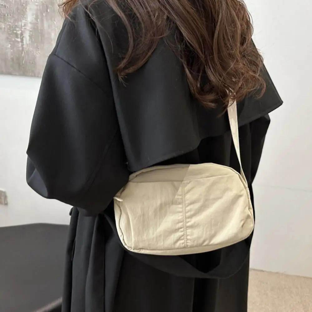 

Быстросохнущая нейлоновая квадратная сумка, большая вместительная сумка-мессенджер, сумка через плечо, универсальная поясная сумка на молнии в японском стиле для покупок