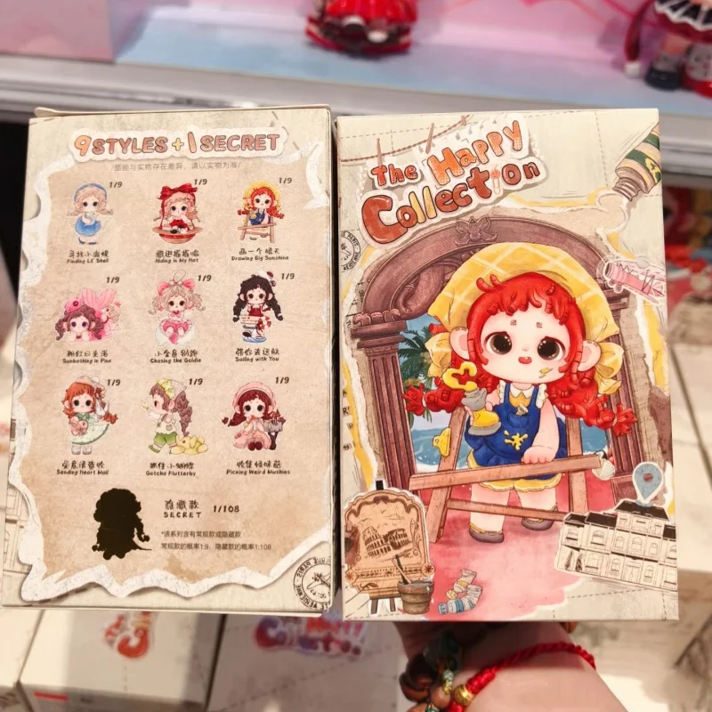 

Original Furfur The Happy Collection Series Blind Box Trendy Doll Garage Kit Desktop Decor Ornament Cute Toy Girl Birthday Gift