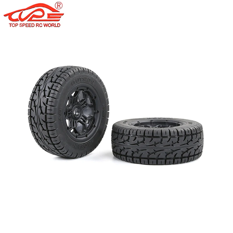 Upgrade Parts ALL TERRAIN TYRES WITH WHEEL HUB BEADLOCKS RING KIT for 1/5 SCALE LOSI 5IVE T ROFUN ROVAN LT KM X2 SLT/V5/ BAHA 5S