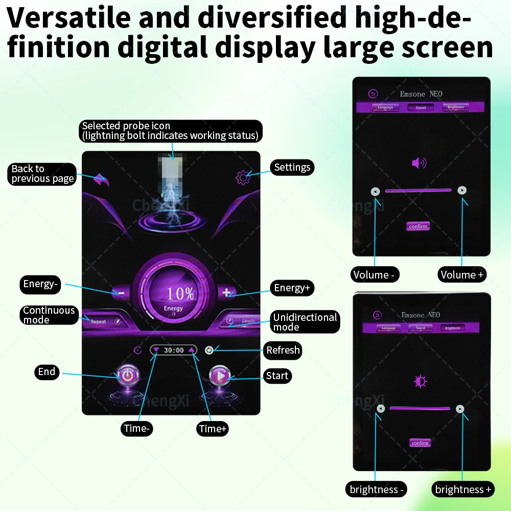 آلة البلازما الباردة والساخنة للوجه ختم الماس الأوزون البلازما مكافحة الشيخوخة تجديد الجلد العناية بالوجه جهاز تجميل