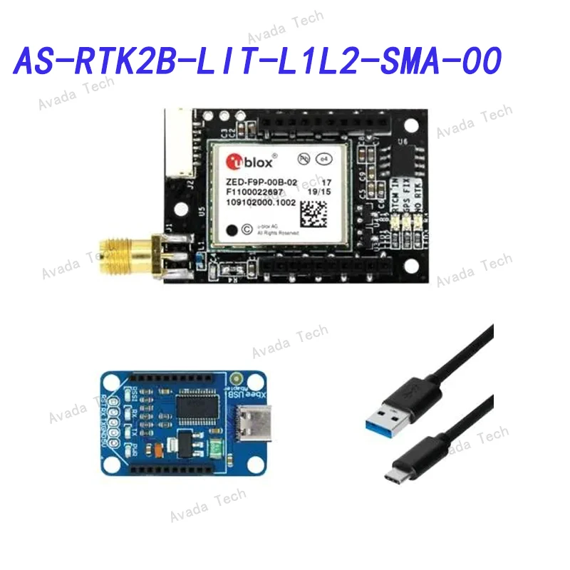 

AS-RTK2B-LIT-L1L2-SMA-00 GNSS/GPS development tool SimpleRTK2B Lite GPS/GNSS L1/L2 RTK Board