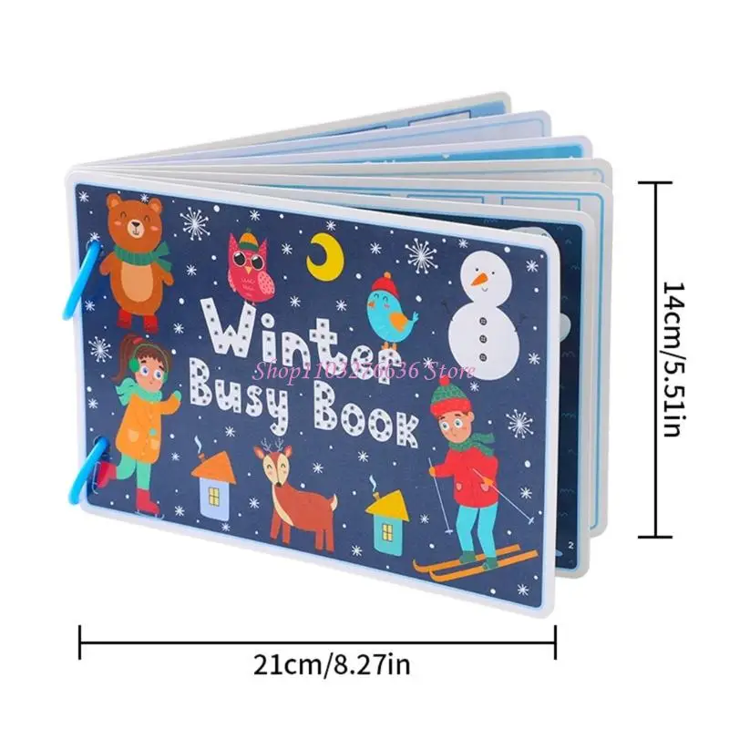 R6FD Multi Functional Tearable Stickers Activity Book For Cognitive Growth With Durable Child Safe Pages