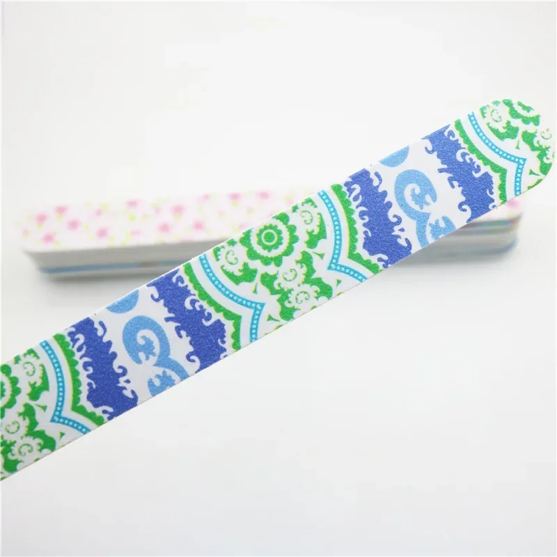 10 قطعة/المجموعة الطباعة مزدوجة الوجهين ملف الأظافر المتاح مسمار تلميع عازلة الجير الأظافر الرعاية تو باديكير مانيكير أدوات