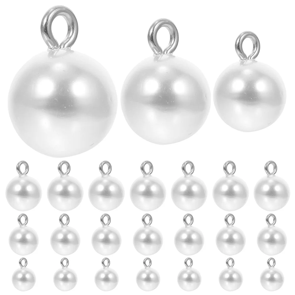 

60Pcs Vintage Pearl Buttons Sewing Buttons Durable Clothes Accessories DIY Crafts Wedding Dress Shirt Sweater Decoration
