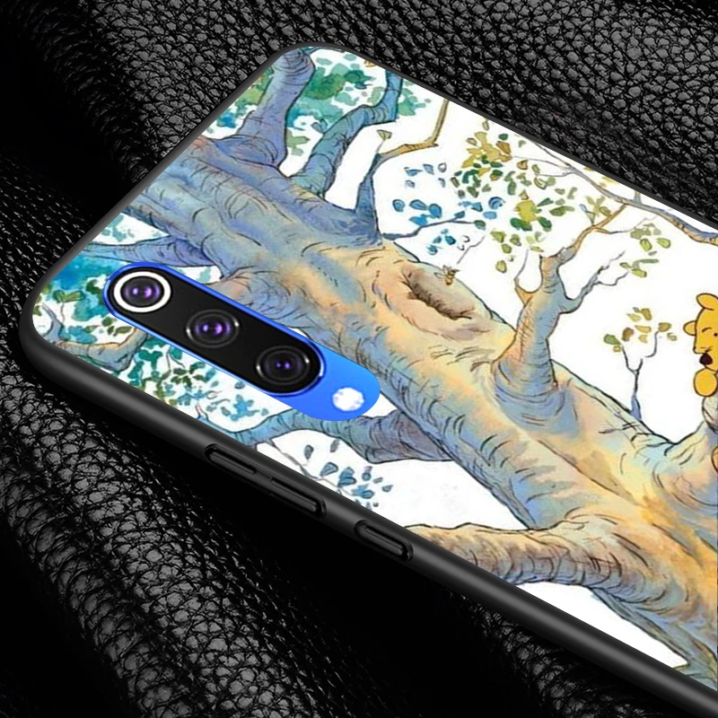 Disney Winnie Pooh Cartoon Telefoon Geval Voor Samsung Galaxy A9 A9S A8 A7 A6 A5 A3 2018 2017 2016 Plus siliconen Zachte Zwarte Cover