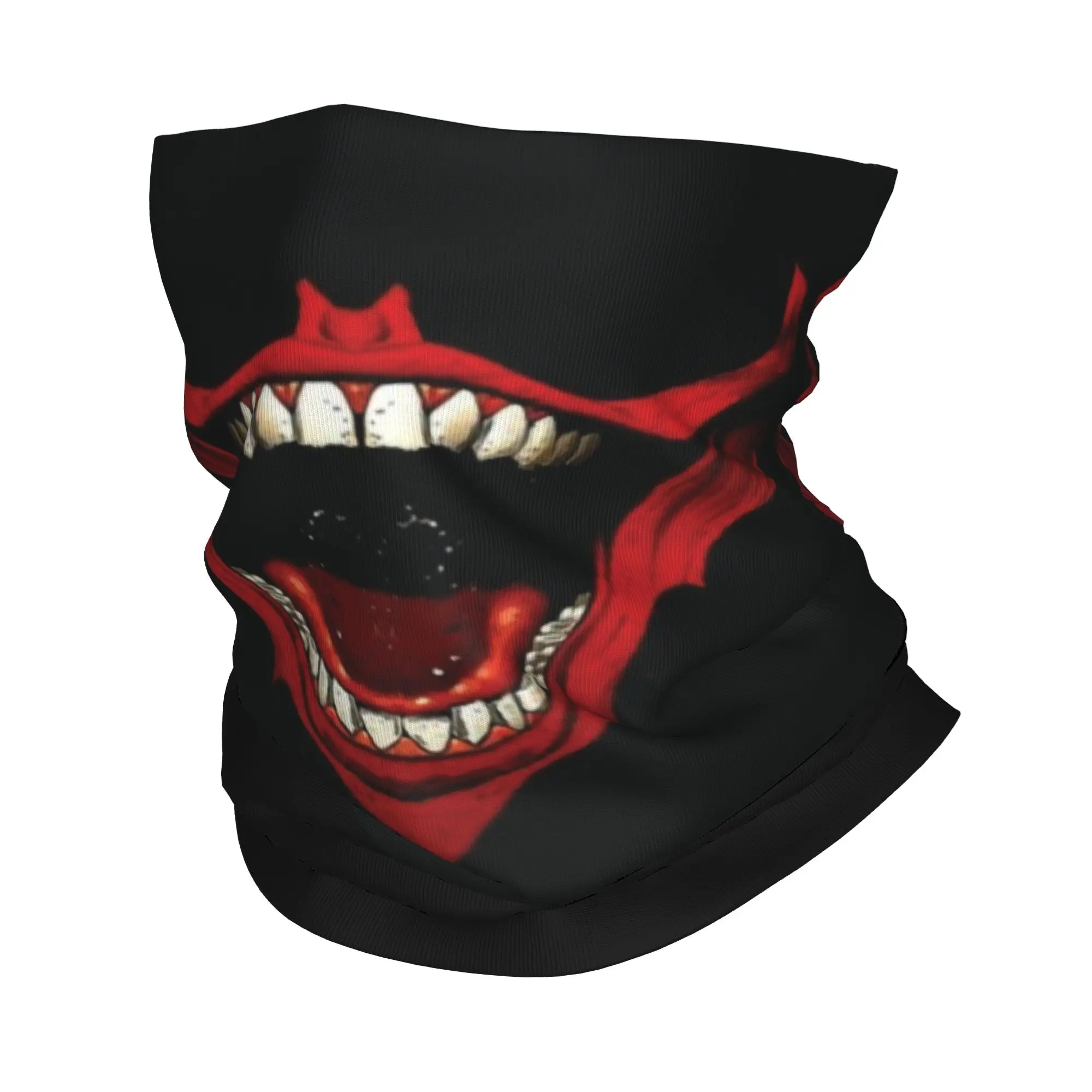 Ужас Джокер улыбка шеи гетры для мужчин женщин УФ-защита для лица зимний клоун бандана шарф для езды на велосипеде