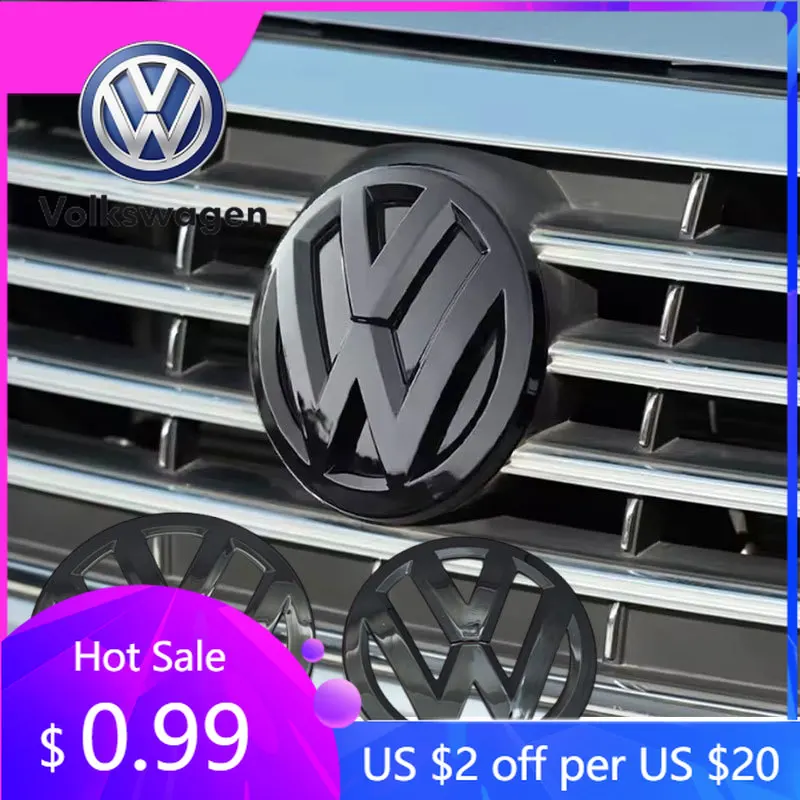 

Для VW Volkswagen Jetta MK5 Golf 127 мм 113 мм ABS глянцевый черный автомобильный значок на переднюю решетку логотип задний багажник эмблема наклейка для Volkswagen