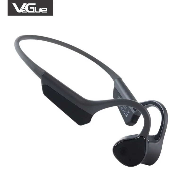 Open-Ear Bone Conduction Sport Headphones Sweat Resistant Wireless Earphones for Workouts and Running Built-in Mic