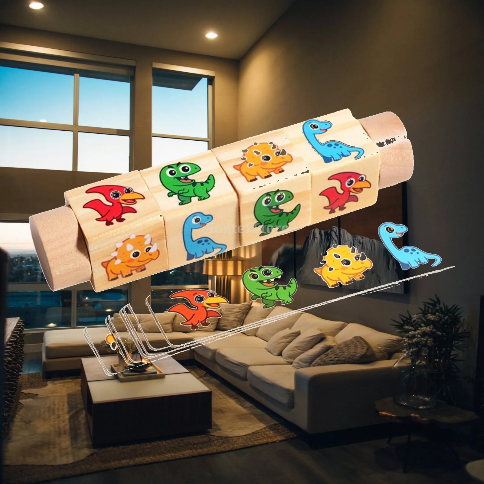Matching Block Puzzles Rotation Building Blocks Fine Motor Skills Early Learning Educational Toys for Ages 3 Years and up