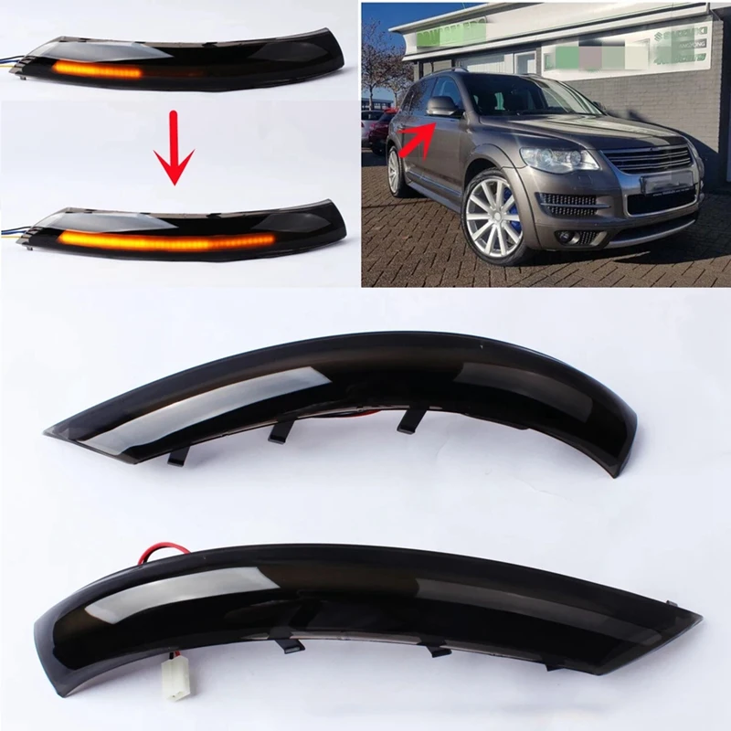 

1 пара, Задний сигнал поворота для автомобиля VW Touareg I MK1 7L 2007-2011