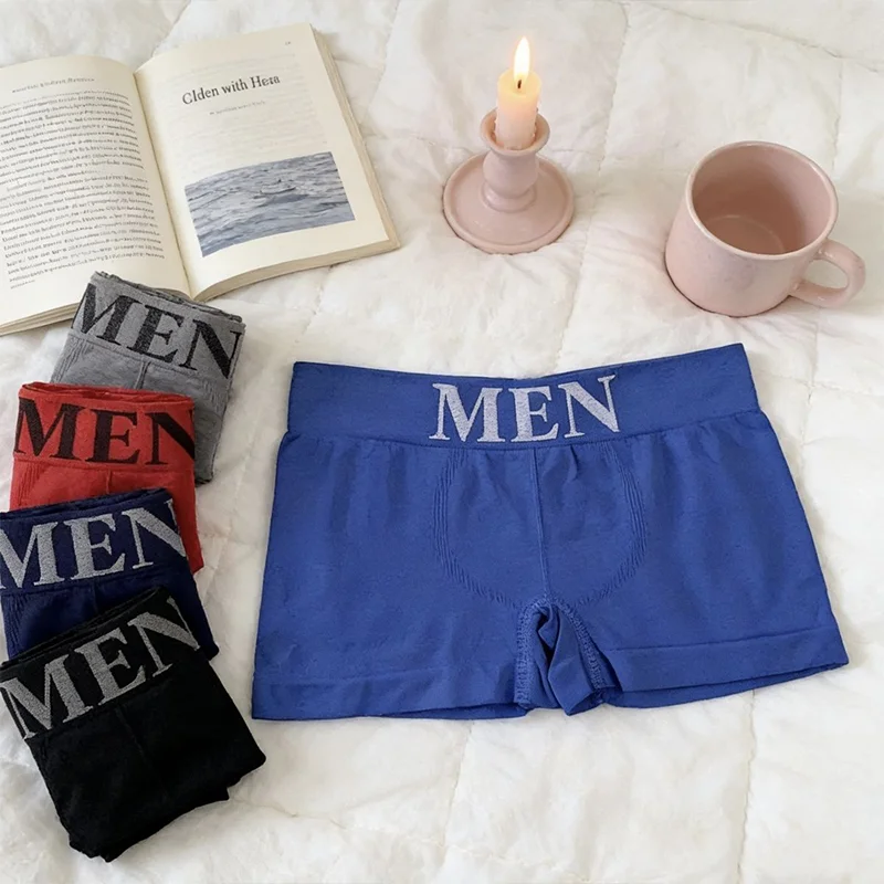 5pcs Men's Plain Color Boxer Briefs High Elastic Comfortable Wear-resistant Breathable Shorts Elastic Speed Underwear Pantyhose