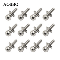 12PCS 1/10 RC Car Ball Head Screw 02038 M3 Ball Head Screws For HSP 94188/94123/94166/94107 1/10 RC Car Truck Spare Parts