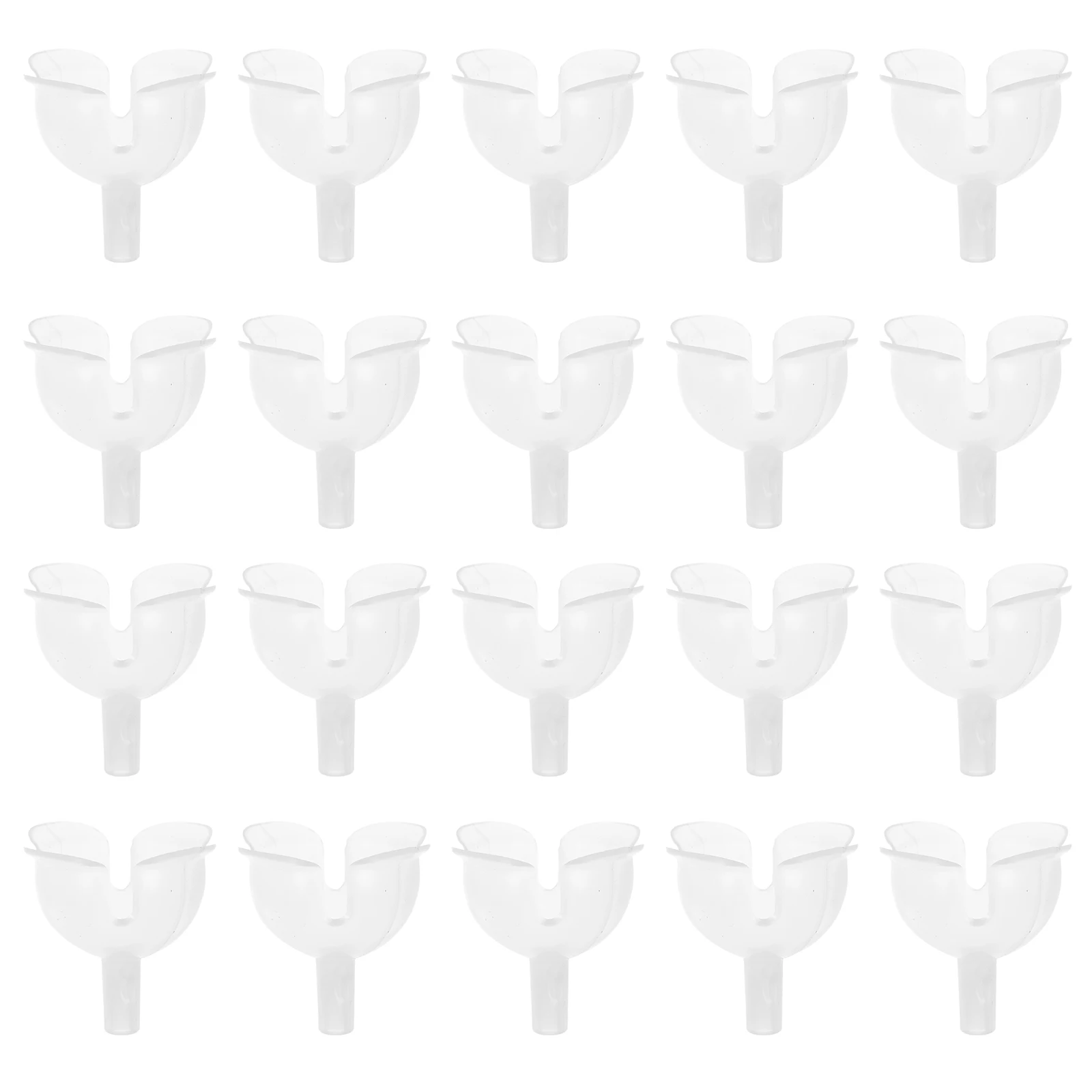 

100Pcs Transparent Chocolate Bouquet Holder Reusable Plastic Candy Flower Ball Base DIY Valentine Bouquet Packaging