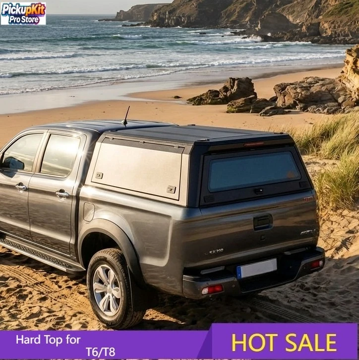 

Heavy Duty Aluminum Truck Bed Cover Picku Canopy Topper for T6/T8