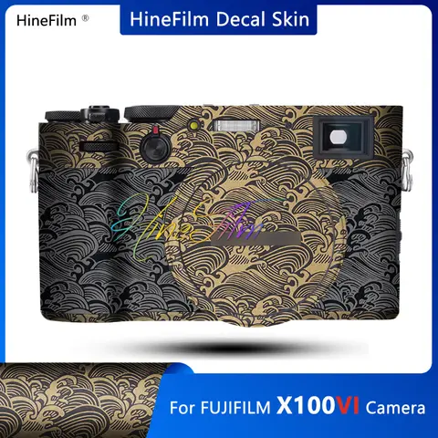 X100VI 스킨 카메라 스티커 FUJIFILM X100 VI 보호 필름 X100 VI 카메라 보호 스킨 커버 용 스크래치 방지 랩 커버
