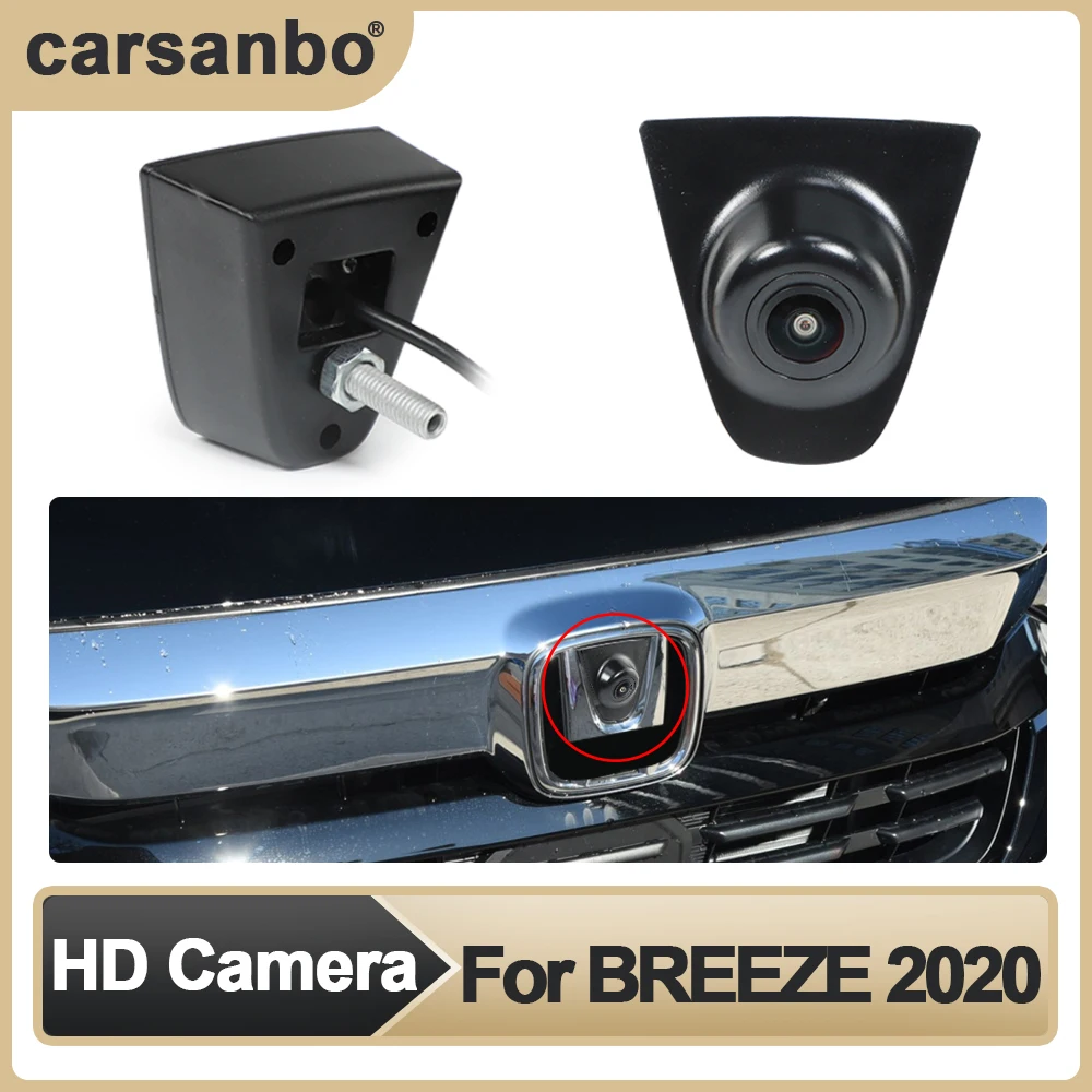 

Carsanbo for Honda 2020 BREEZE Front View Sign Camera Parking Monitoring System Car HD Front Fisheye Night Vision Camera