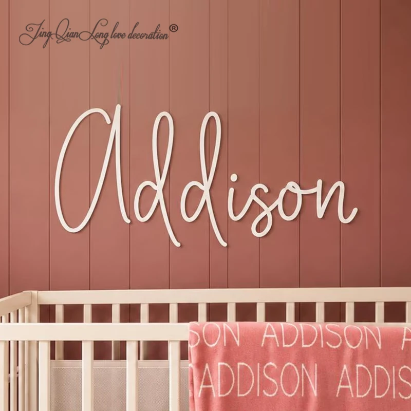 اسم خشبي مخصص أول اسم، علامة ا - مراجعة Baby Nursery Decor Girl وسعره