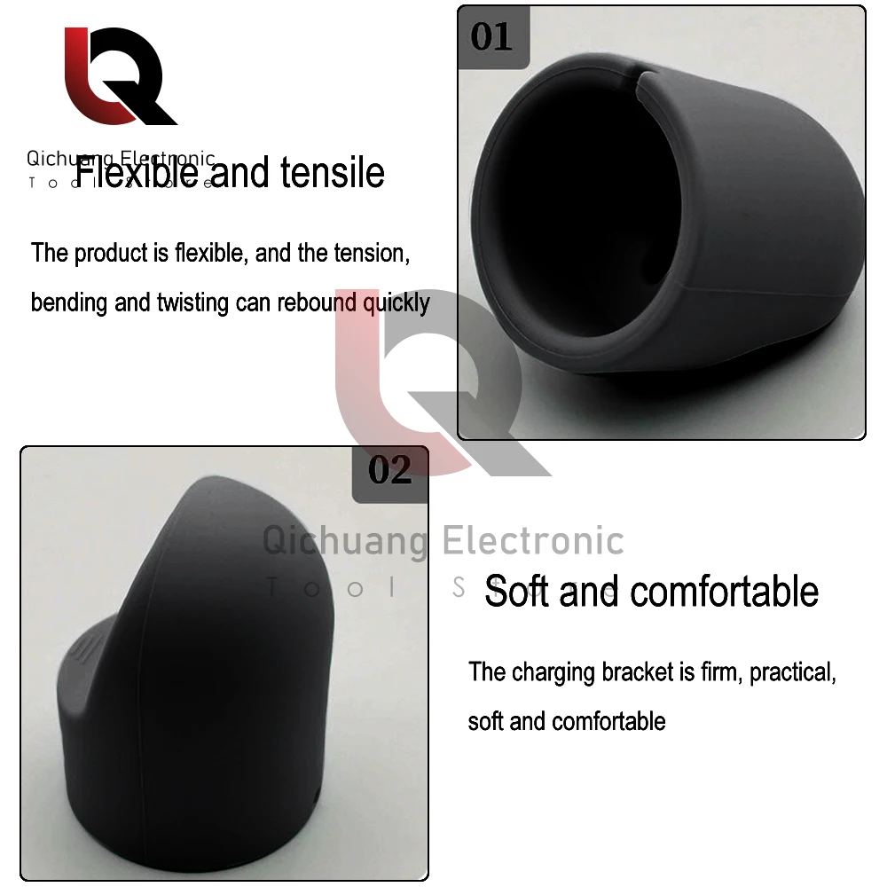 1Pcs Smart Watch Wireless Silicone Charging Bracket Desktop Box Wireless Charging Base Silicone Holder 27mm-32mm