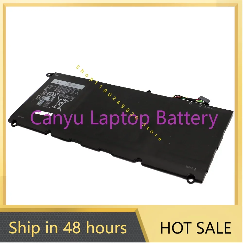 

2024 PW23Y Battery For XPS 13 9360 8350 Series D1505 D1505G D1605T RNP72 TP1GT 5K9CP JHXPY DXGH8 7.6V 60WH New