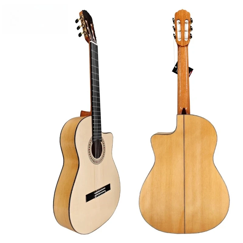 Handmade All Solid Top Flamenco Guitar Vintage Spanish Classical Nylon string Guitar