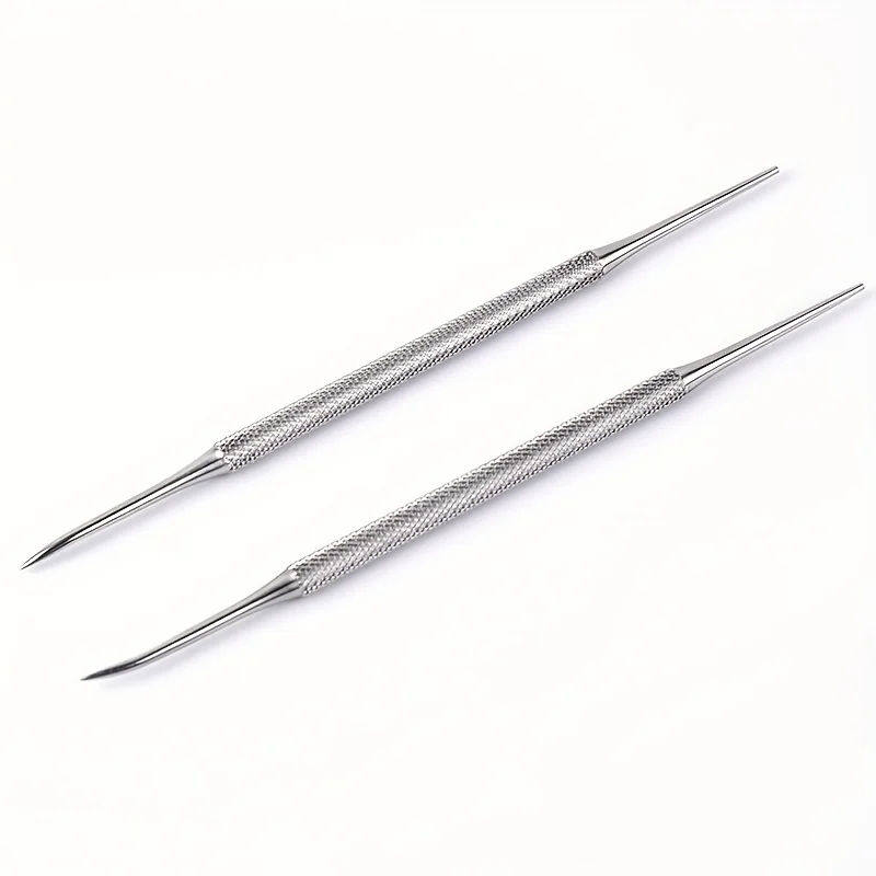 مبرد أظافر من الفولاذ المقاوم للصدأ، مبرد مانيكير، أداة مبرد أظافر، قلم مانيكير متعدد الوظائف، أداة ملف