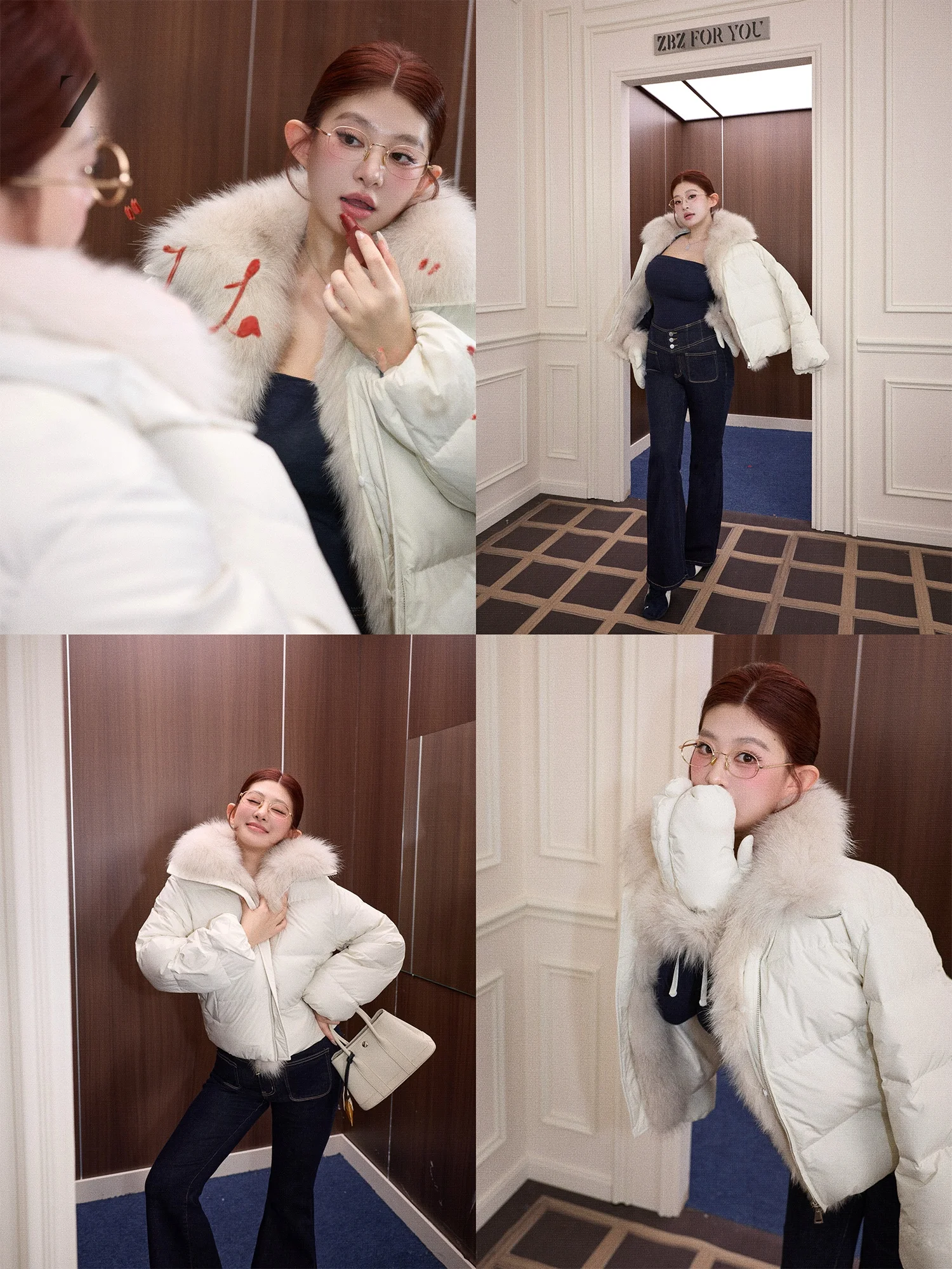 

Легкая женская куртка из гусиного пуха для весны и осени, с мехом, 90% гусиный пух, теплая, для повседневной носки, прямой крой