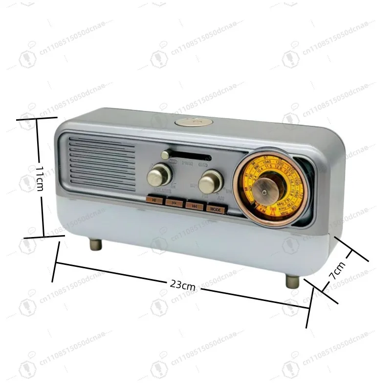 cross-border-ambient-light-creative-multi-function-card-audio-souvenir-portable-multi-band-fm-retro-radio