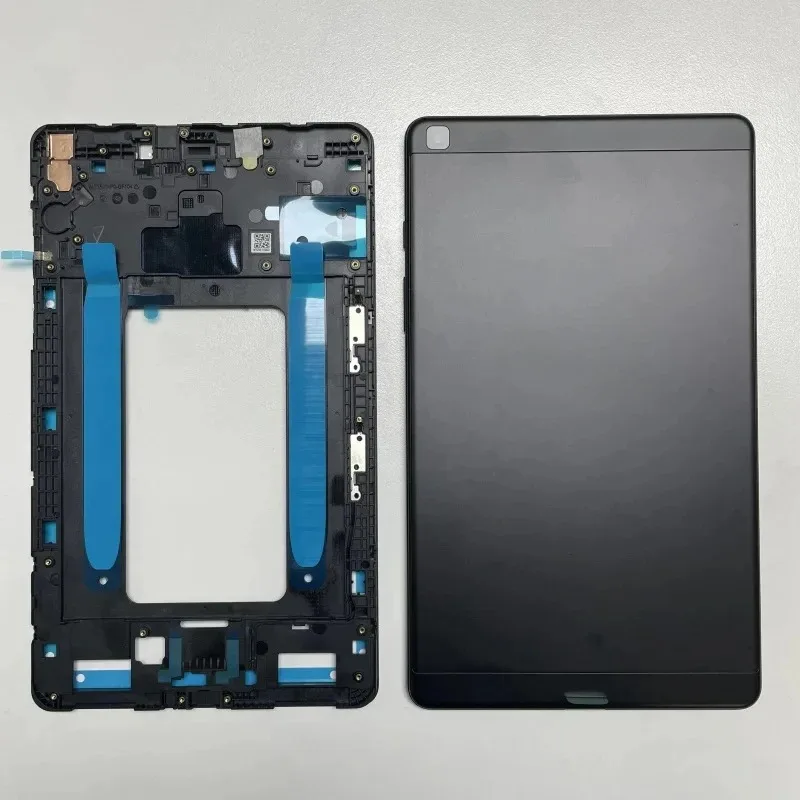 

Полный корпус для Samsung Galaxy Tab A 8.0 2019 T290 T295 SM-T290 SM-T295 ЖК-корпус Передняя рамка + задняя крышка Замена корпуса