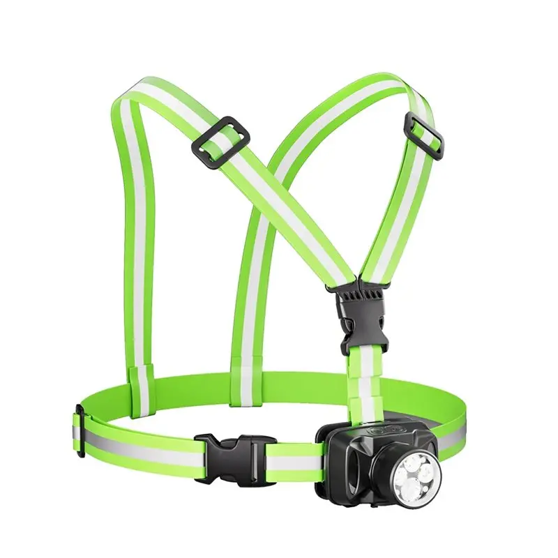 

Носимые световые фонари ABRU для занятий спортом на открытом воздухе, 6+2 режима, для бегунов, для ходьбы/велоспорта/походов