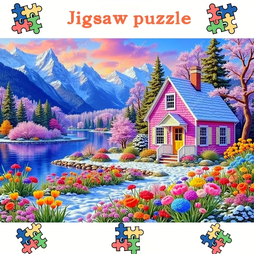2000/1314/1000//520 elementów, Puzzle, Zabawa rodzinna, Puzzle dla dorosłych, Przenośny, sześcienny, do samodzielnego wykonania, dekoracja artystyczna, Puzzle DIY, wysokiej jakości papier, w