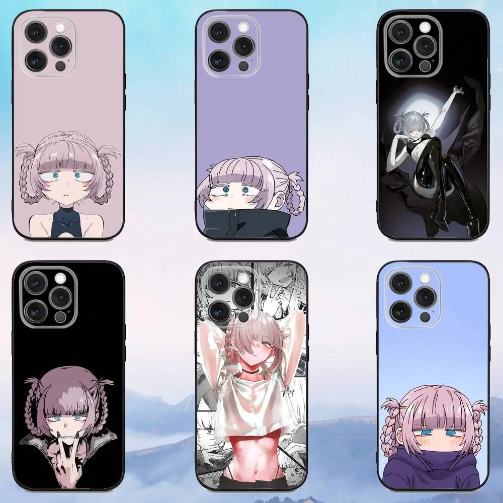 

Call Of The Night N-Nazuna Phone Case For iPhone 16e,16,15,14,13,12,11,Pro,X,XS,Max,XR,Plus,Mini Soft Black Cover