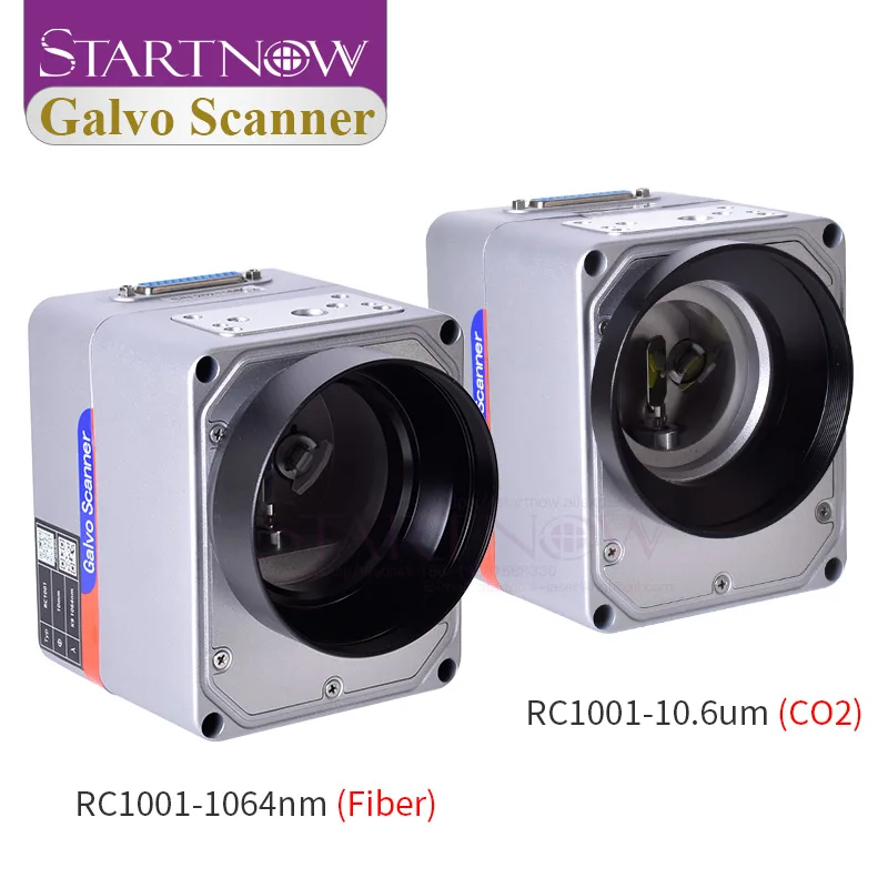 Startnow RC1001 Galvo Scanner RC1001 Scanning Galvo Head Set 10.6um 1064nm 355nm With Red Indicator Light for Laser Marking