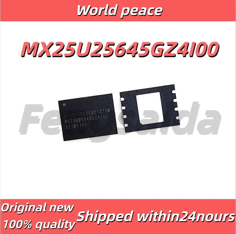 (1-10 Pieces) 100% Brand New MX25U51245GZ4I00 64Mb MX25U25645GZ4I00 32Mb MX25U25645 QFN