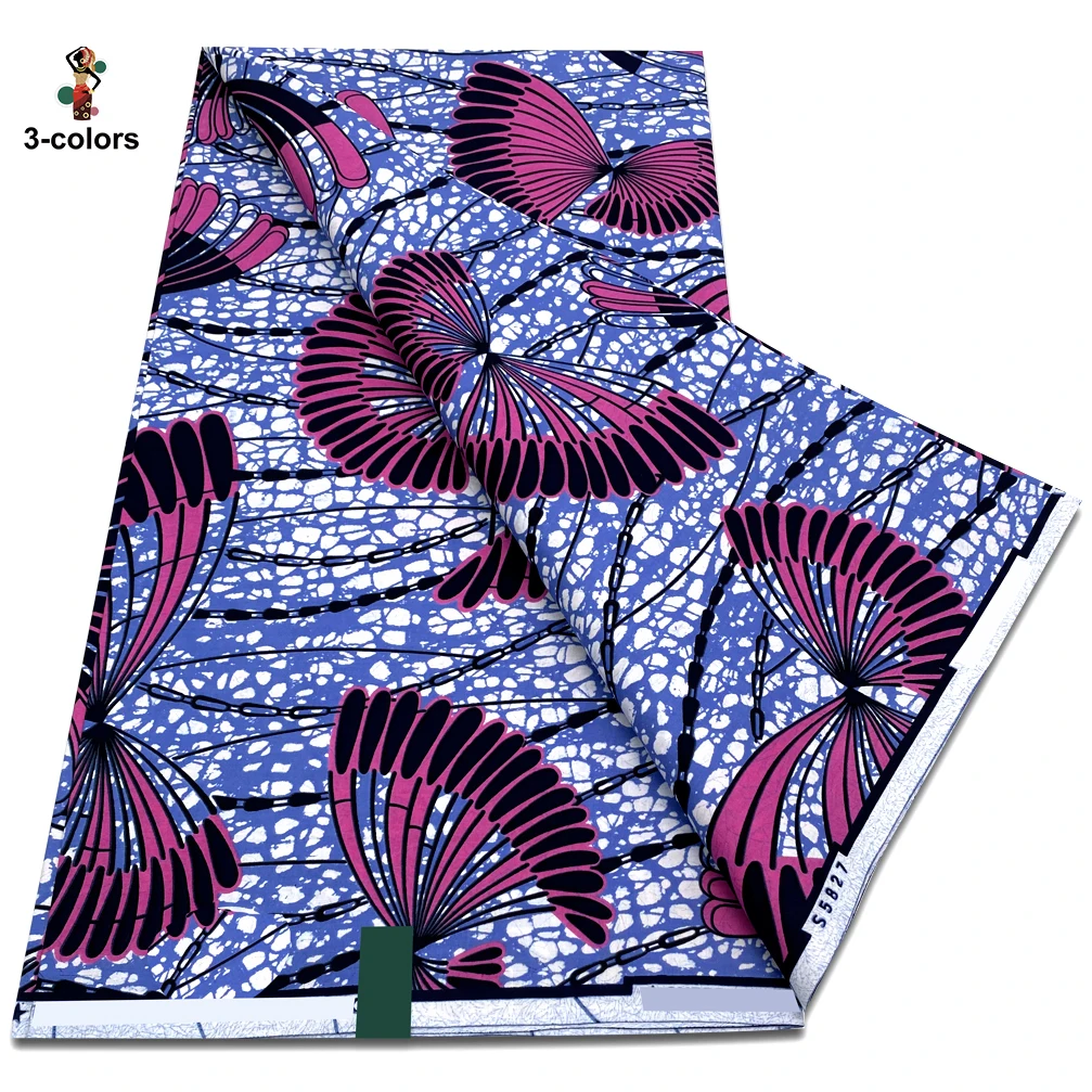 2025 Gegarandeerd echte originele Afrikaanse waxprintstof Echte Nigeriaanse 100% katoen Ankara Waxstof Zachte Pagne Spuer Batik